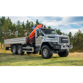 Бортовой Урал NEXT 6×6​ с КМУ Palfinger