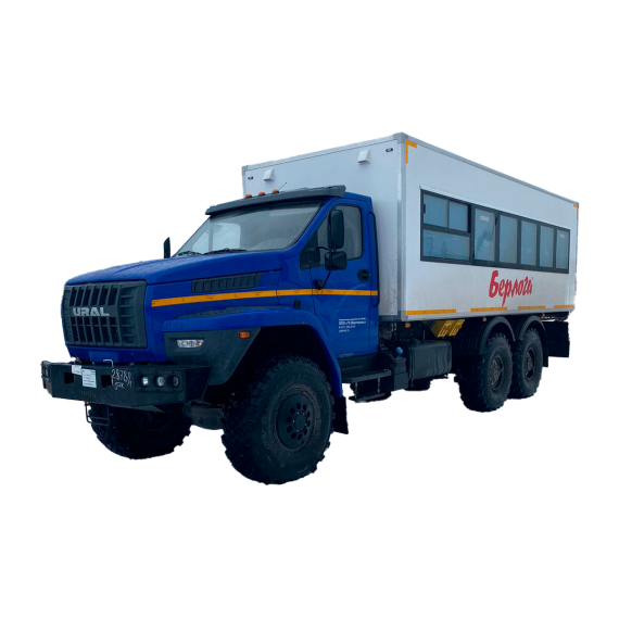 Вахтовый автобус Берлога Урал NEXT 4320-6952-72 6x6, 28 мест 